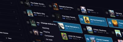 Bulk library editor with multi-select and floating action bar