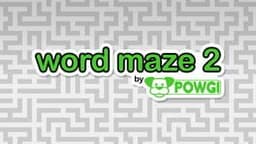 Word Maze 2 by Powgi