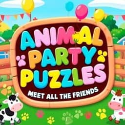 Animal Party Puzzles: Meet All the Friends