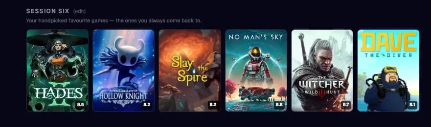 My favourite games...