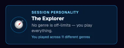 Session personality example